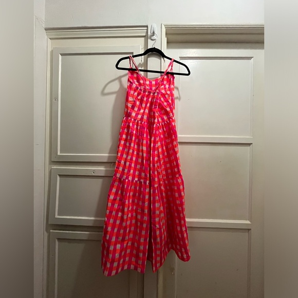 SZ block prints x J. Crew tiered beach dress NWOT size medium - Picture 3 of 16